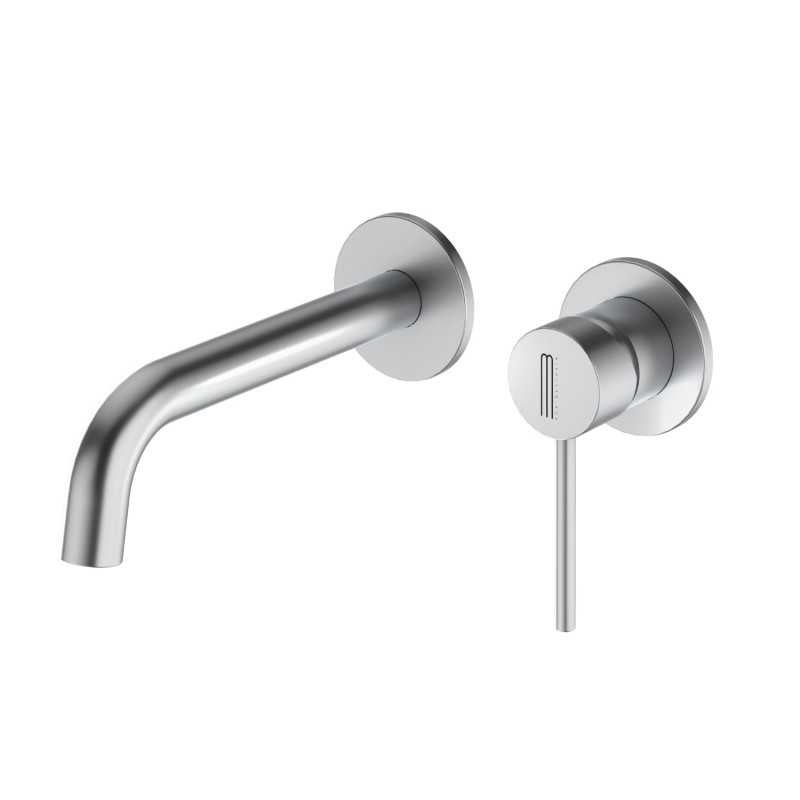 Miscelatore Monocomando a due fori ad incasso a parete per lavabo - Jazz