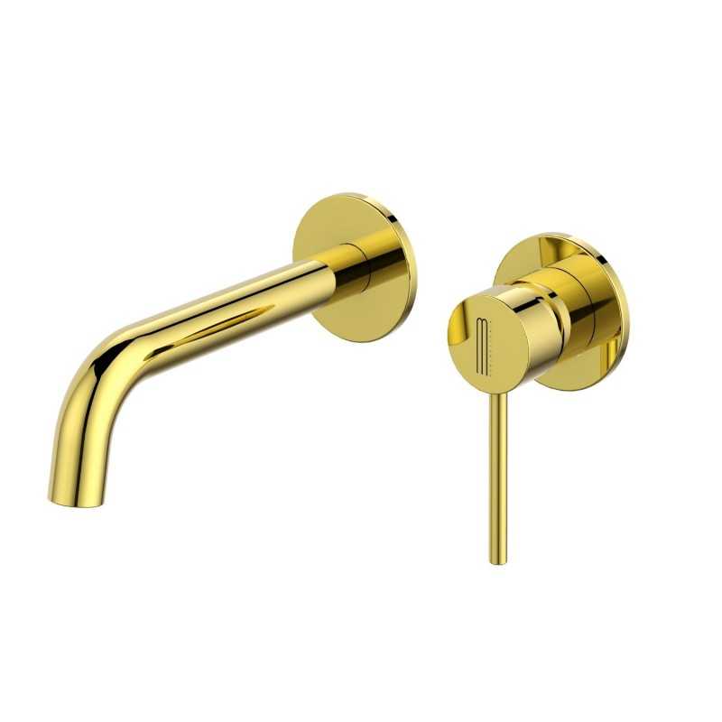 Miscelatore Monocomando a due fori ad incasso a parete per lavabo - Jazz